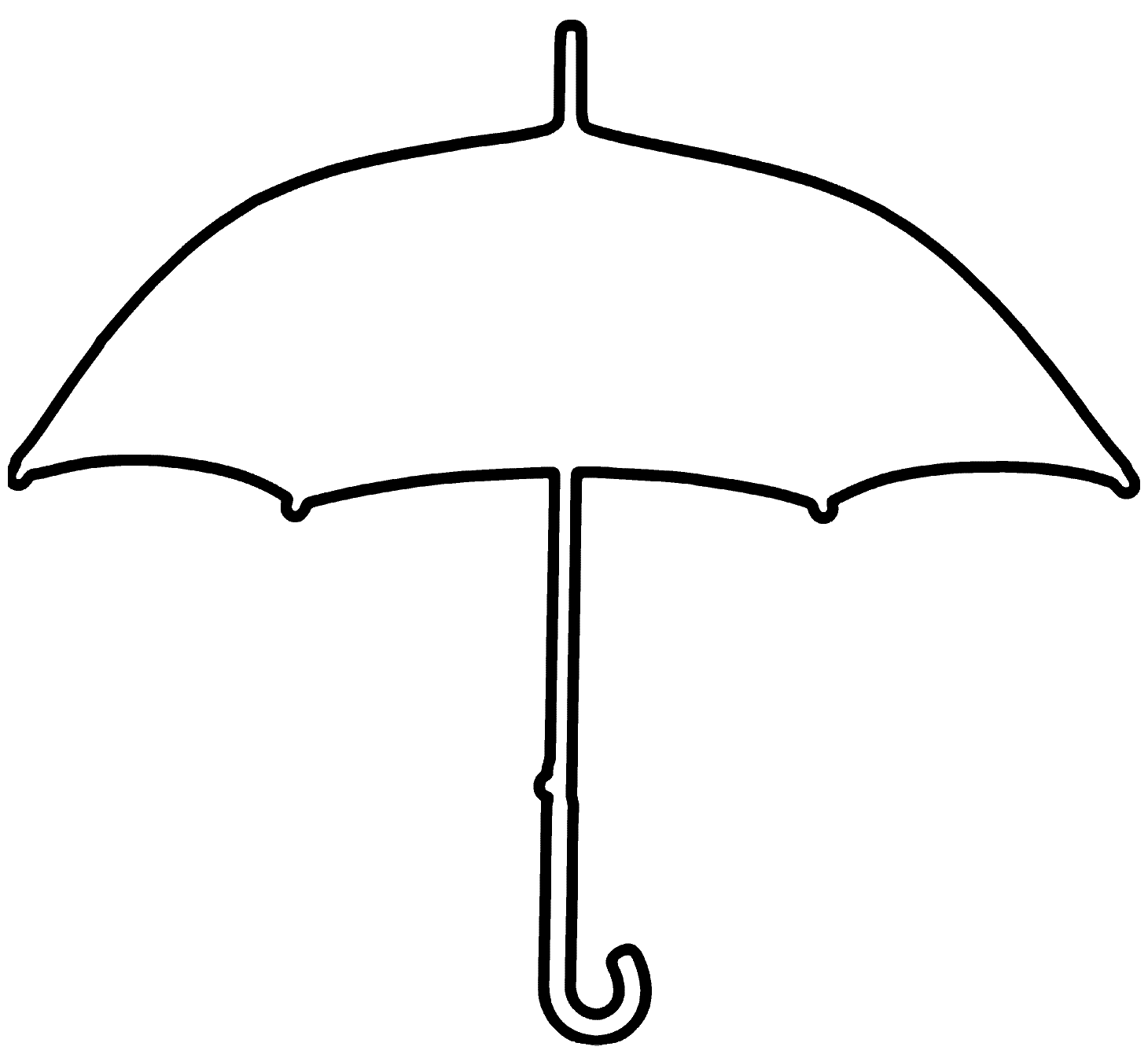Clip art of an umbrella clipart 2 clipartwiz