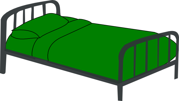 Clip art of bed clipart clipartbold