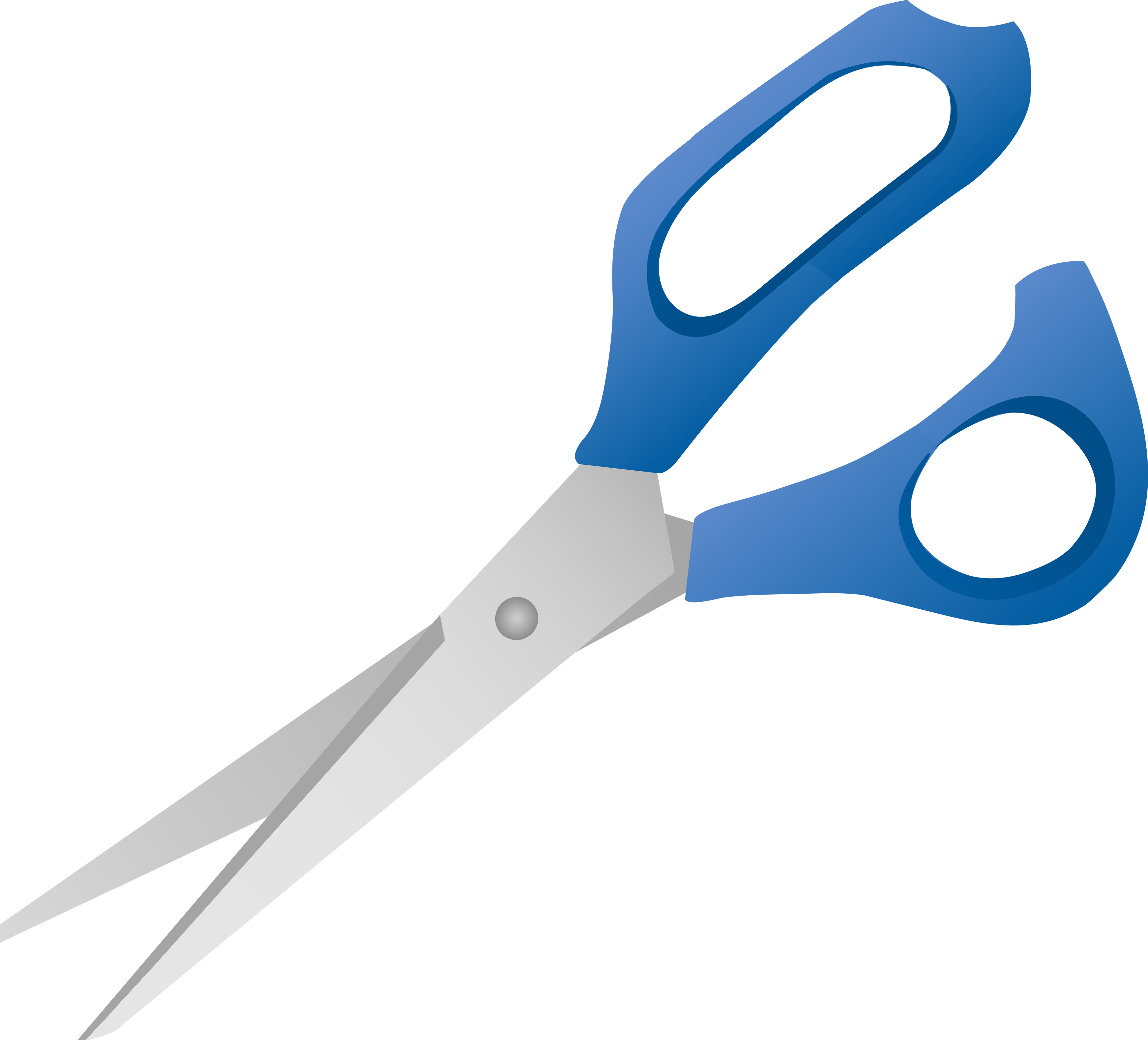 Clip art scissors cutting 2