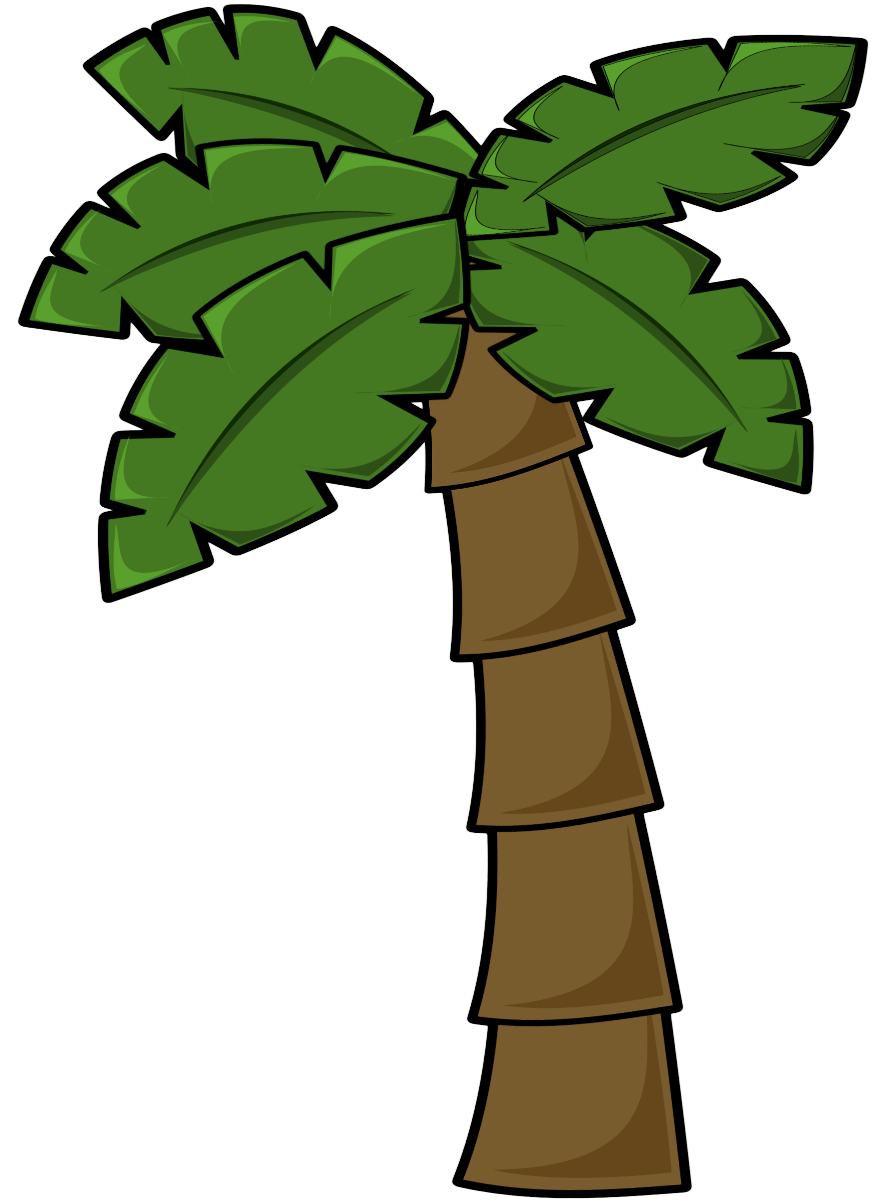 Clipart brighter palm tree