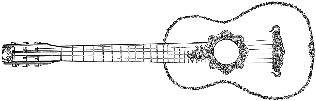 Clipart guitar clipart image 3