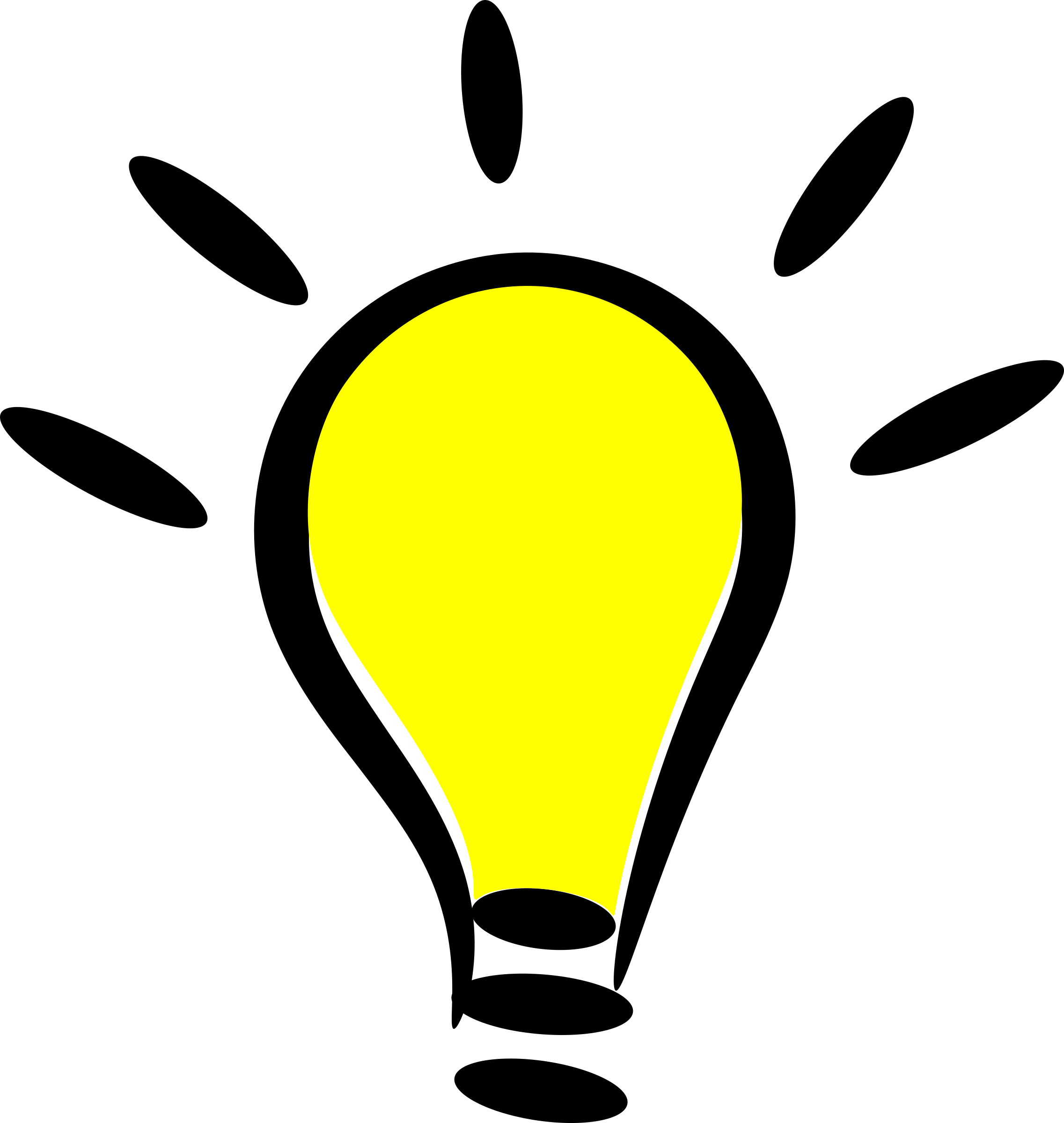 Clipart Light Bulb Lit Clipartbold Clipartix