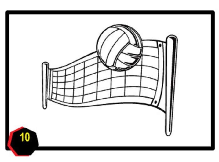 Clipart volleyball