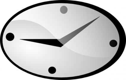 Clock clip art digital
