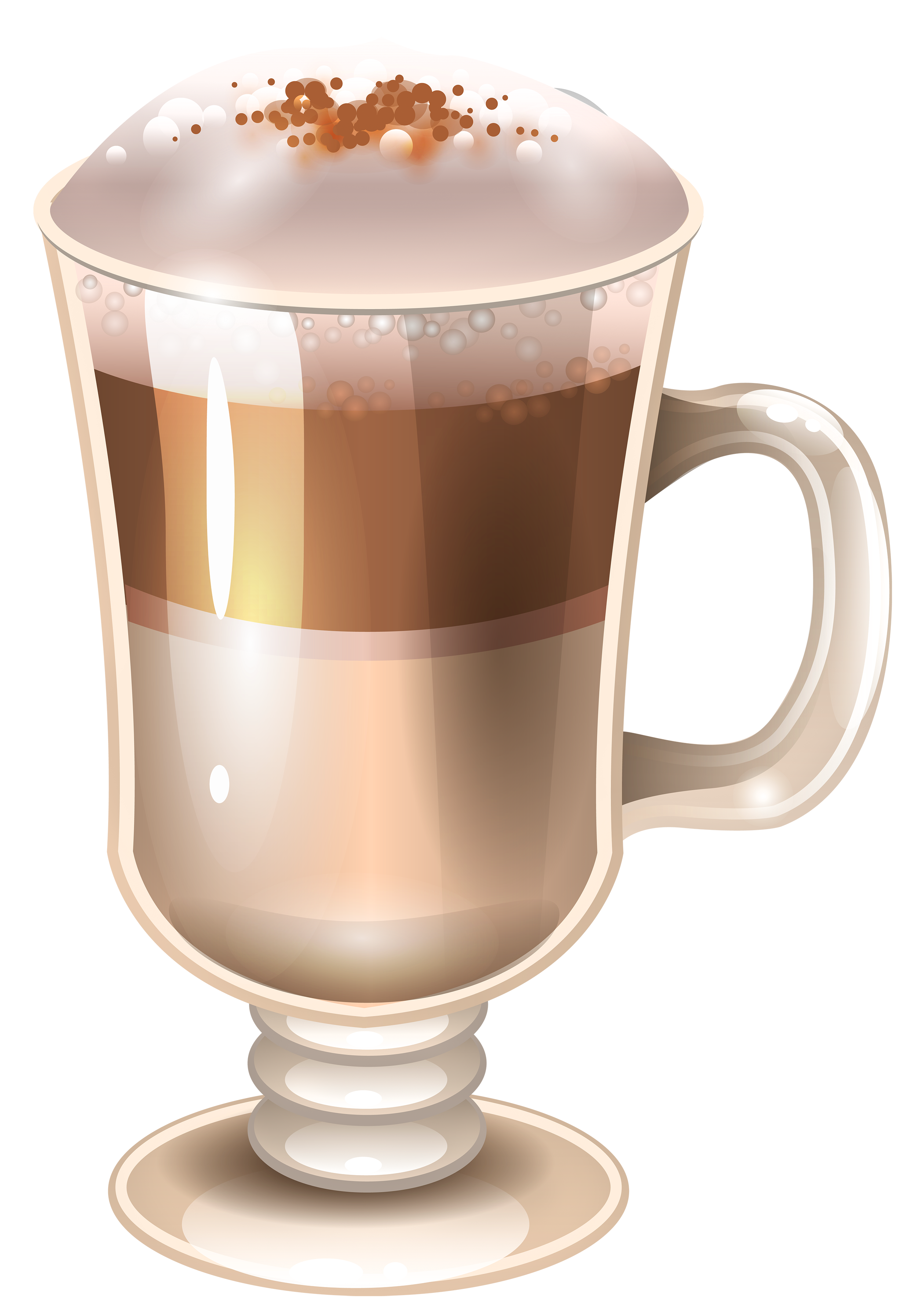 Coffee and milk clipart image
