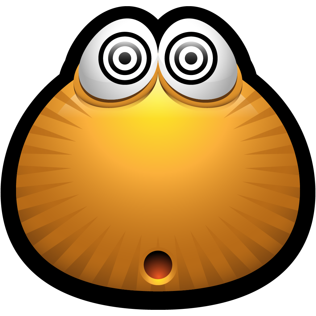 Confused emoticon brown confused dazed drugged emoticon monster monsters clipart