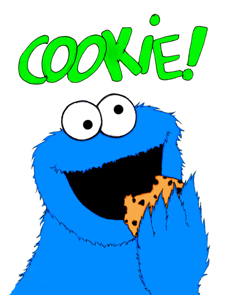 Cookie monster clipart