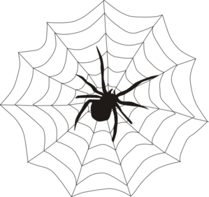 Corner spider web clipart free clipart images 2 clipartcow