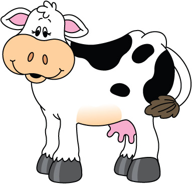 Cow clip art for kids free clipart images