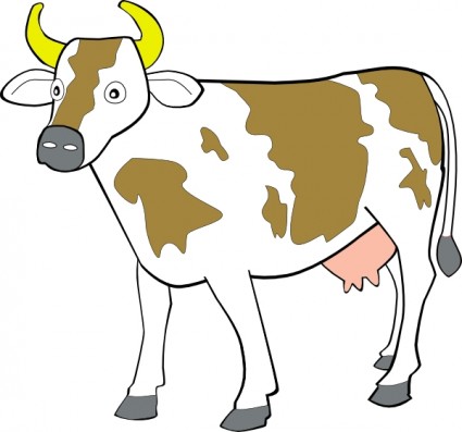 Cow clip art free vector in open office drawing svg svg 2