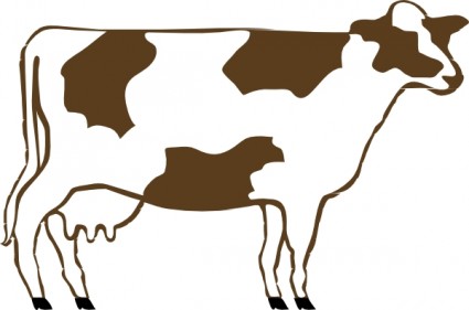 Cow clip art free vector in open office drawing svg svg 3