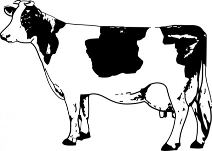 Cow clip art free vector in open office drawing svg svg