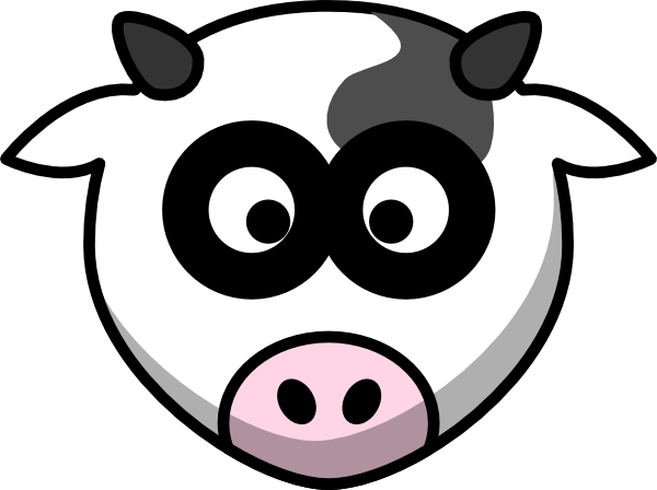 Cow head silhouette clip art free clipart images