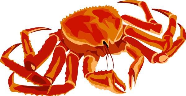 Crab clip art vector clip