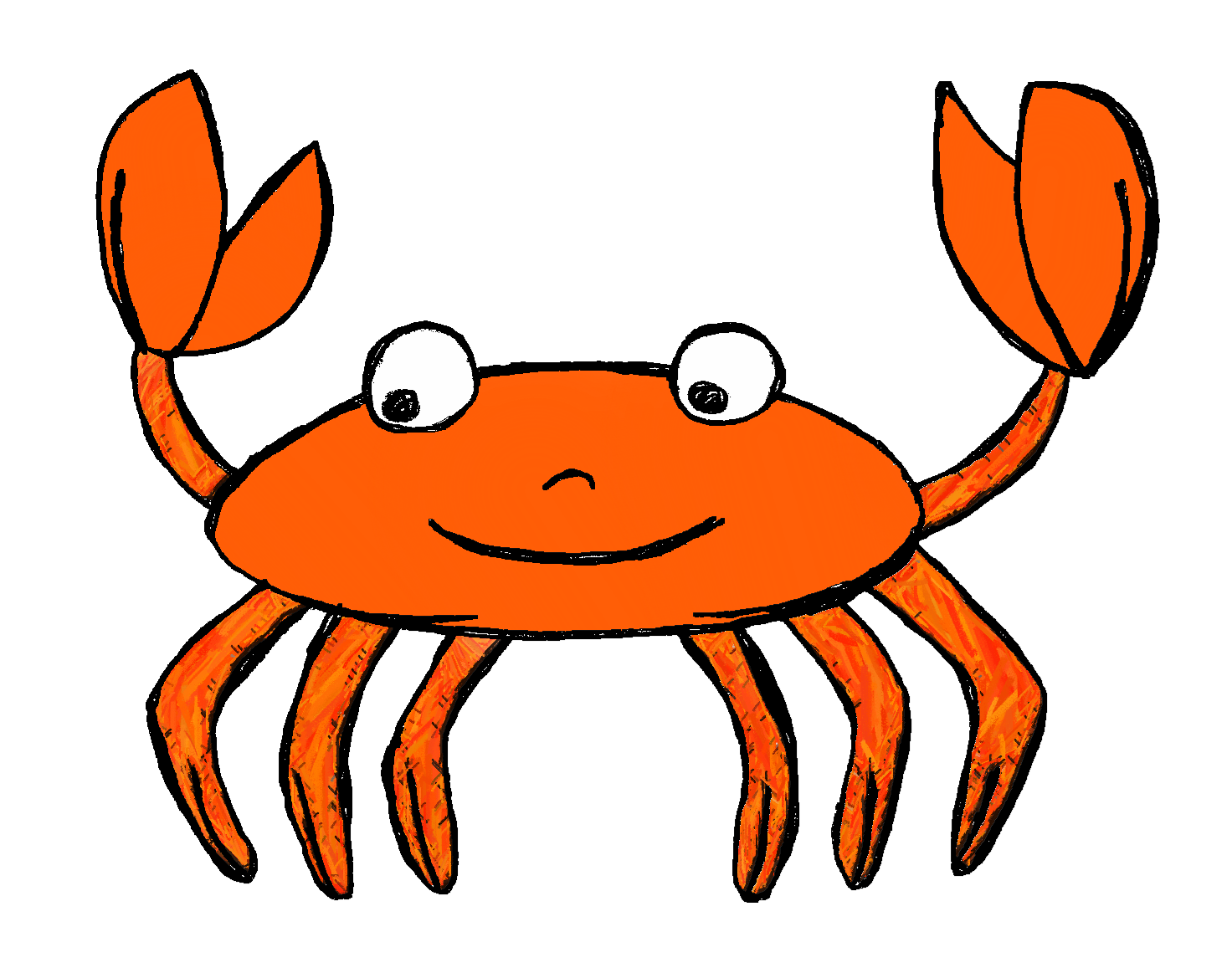 Crab clipart black and white free clipart images