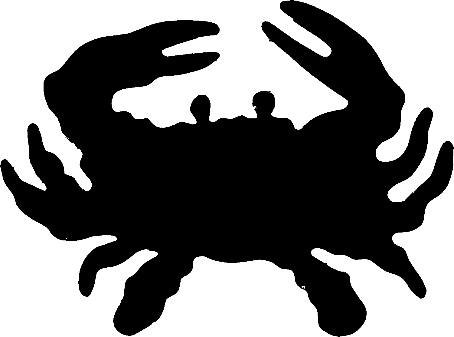 Crab turtle silhouette clip art selopamioro