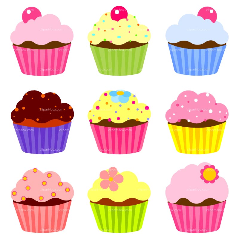 tatakan cupcake clipart