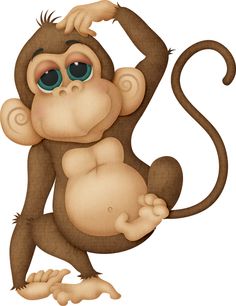 Cute monkey clip art cute monkey clipart cute