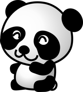 Cute panda bear clipart free clipart images