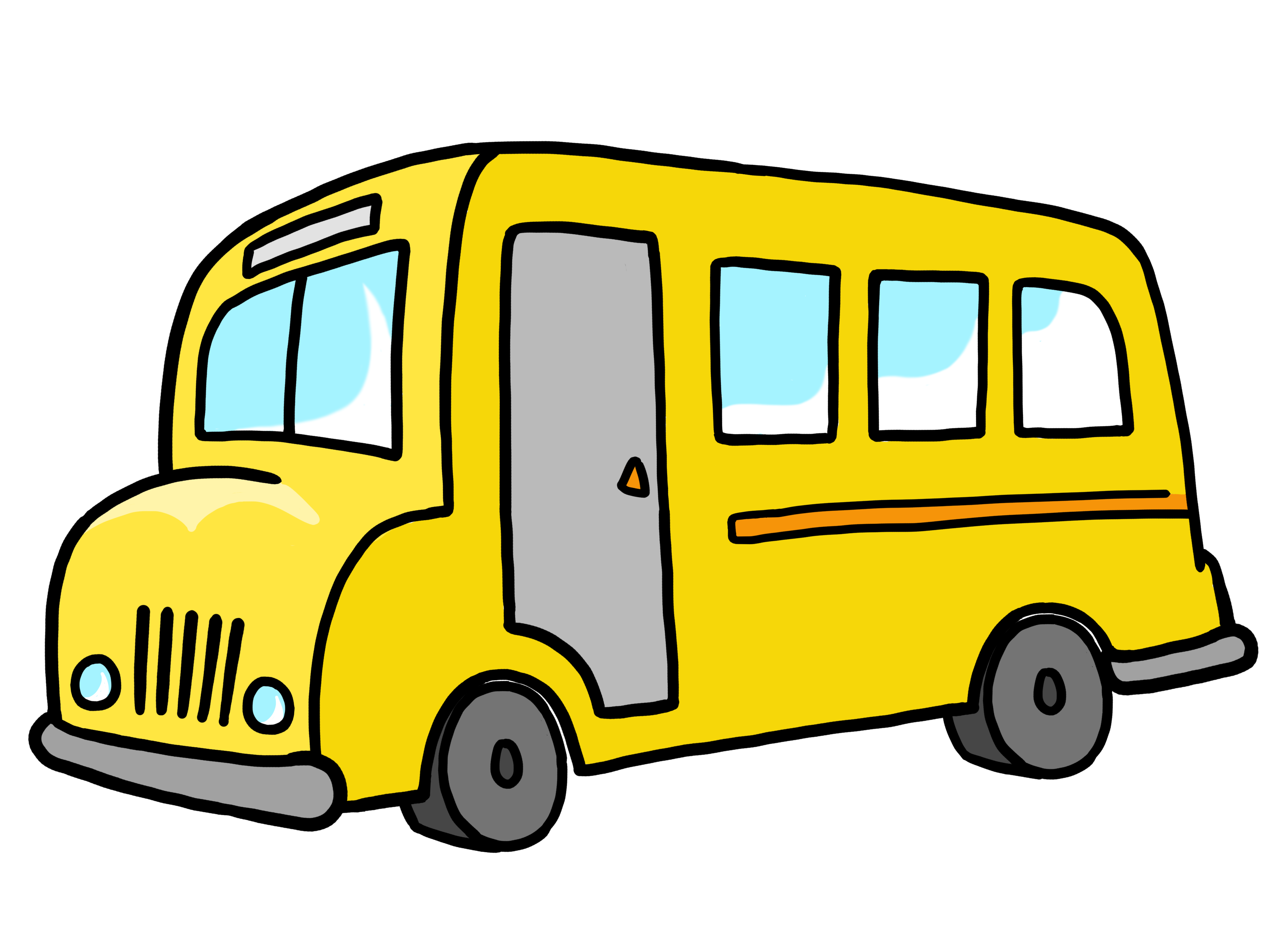 Cute school bus clip art free clipart images