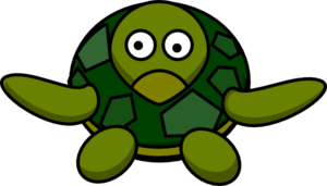 Cute turtle clip art at vector clip art