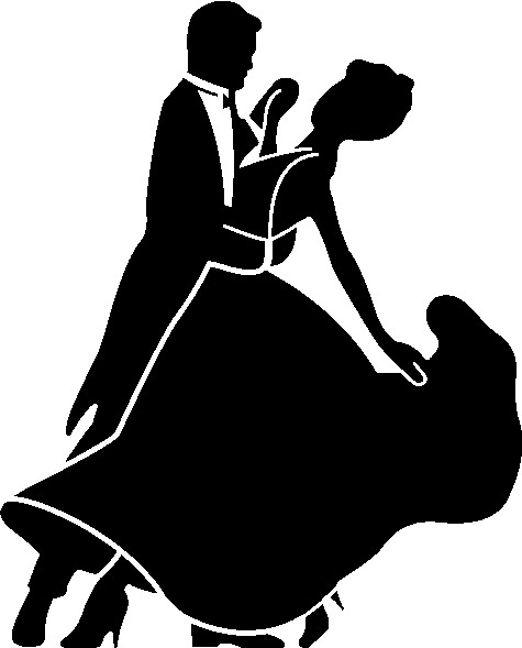 Dance couple dancing clipart