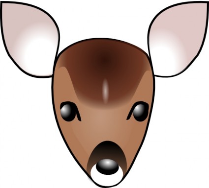 Deer head clip art free vector in open office drawing svg svg
