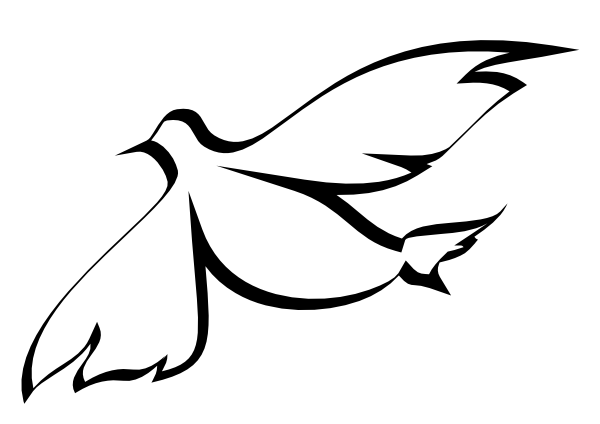 Dove and cross clipart free clipart images