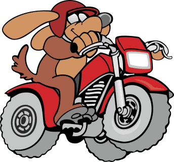 Download free vector clipart dog on motorcycle clipart clipartcow