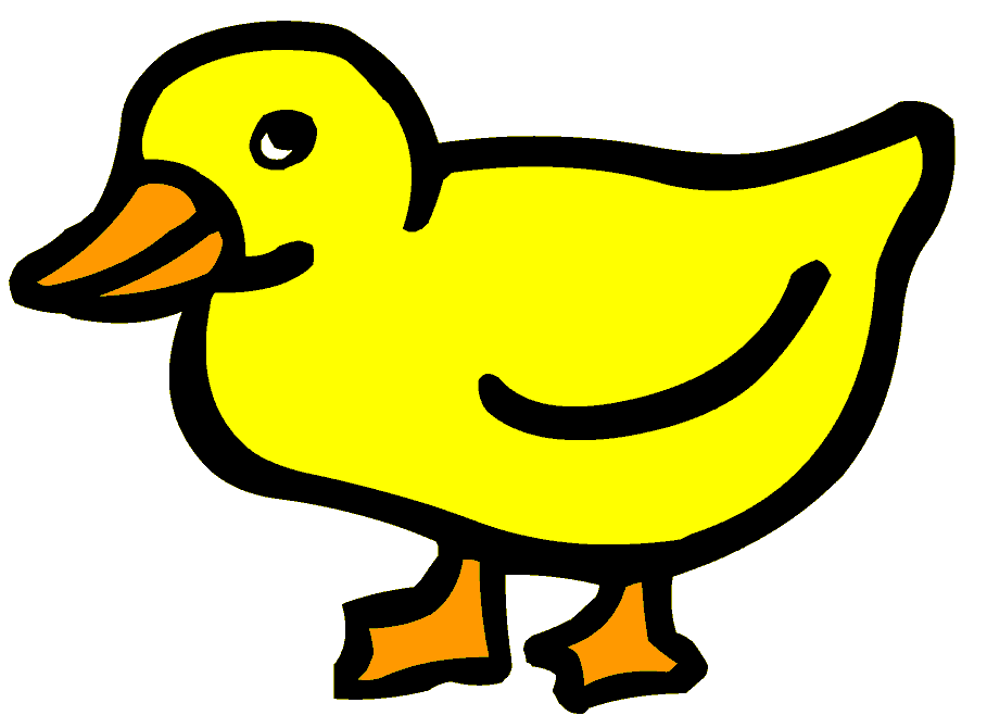 Duck clip art black and white free clipart images