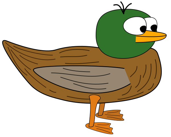 Duck clipart image free clipart images