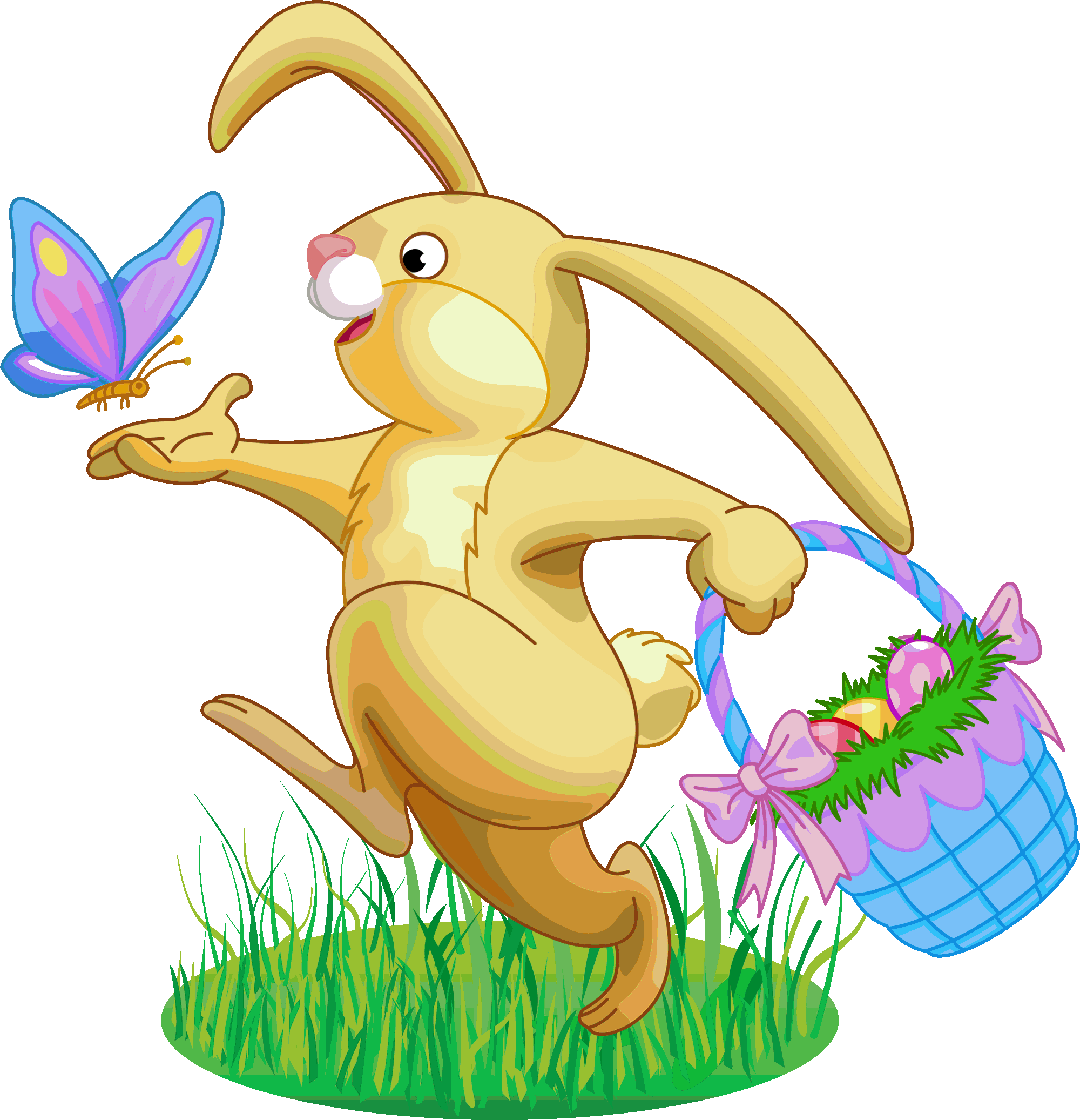 Easter bunny cartoon images pictures pics easter clipart images