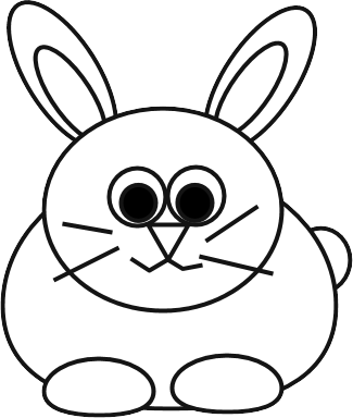 Easter bunny clipart free easter bunny with eggs clip art image 2 2