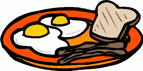Eating breakfast clipart free clipart images