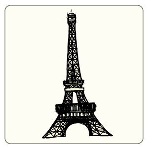 Eiffel tower doodle dromgfa top clip art