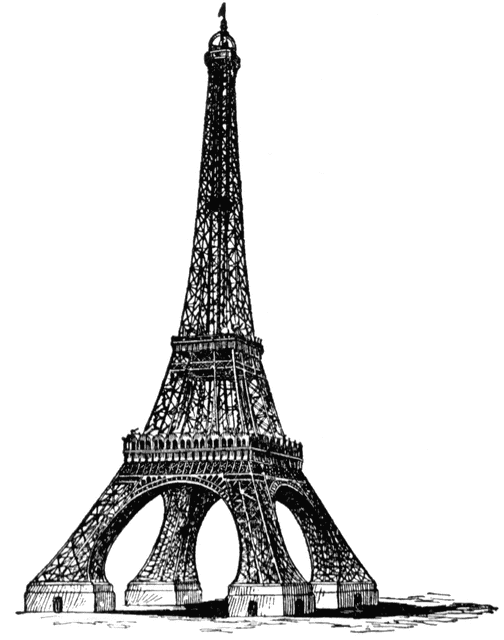Eiffel tower paris tower clip art dromgfd top 2