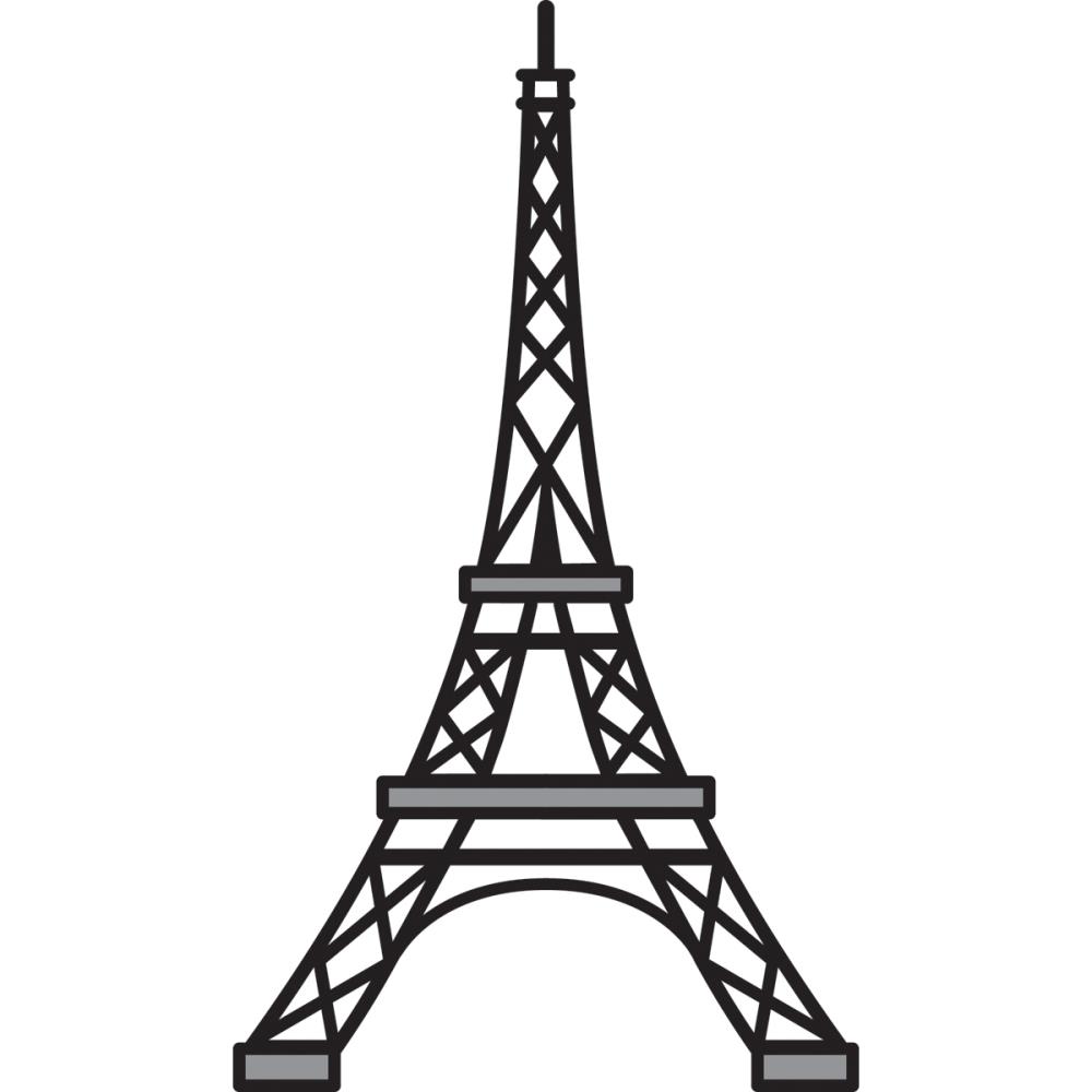 Eiffel tower stencil dromgfk top cliparts