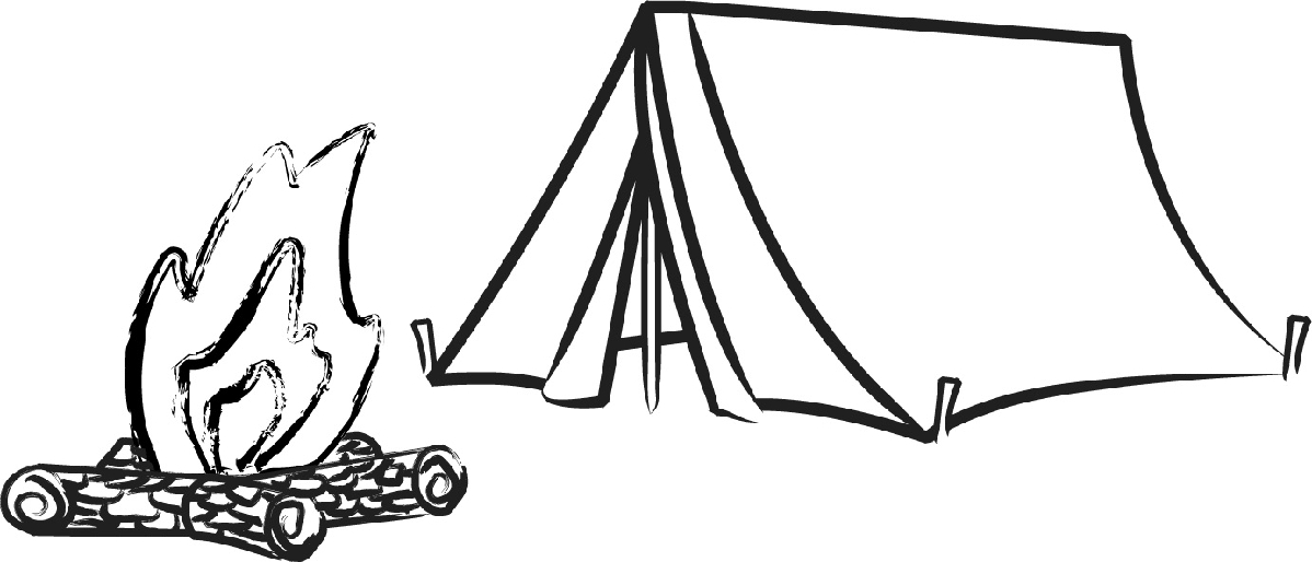 Family camping clip art clipartcow