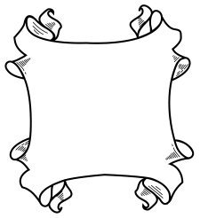 Fancy scroll clip art free clipart images