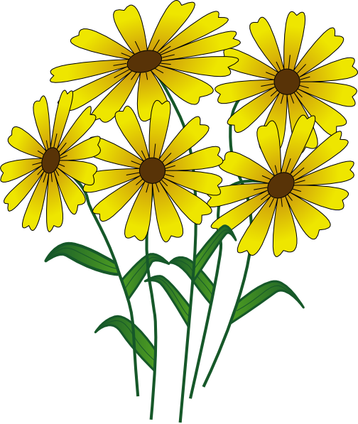 Flowers clip art at clker com vector clip art