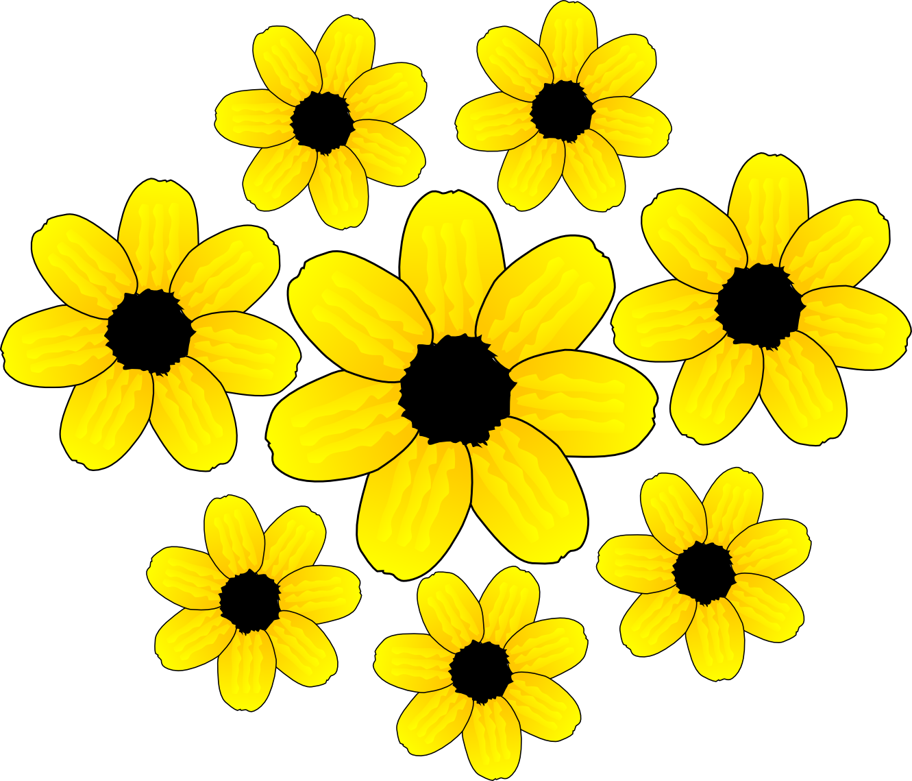 fatuous clipart of flowers