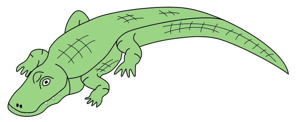 Free alligator clip art free clipart images 2 clipartcow