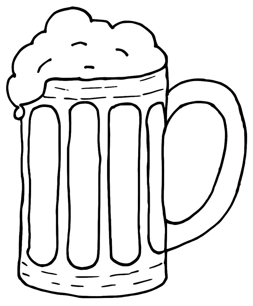 Free beer clip art clipart image