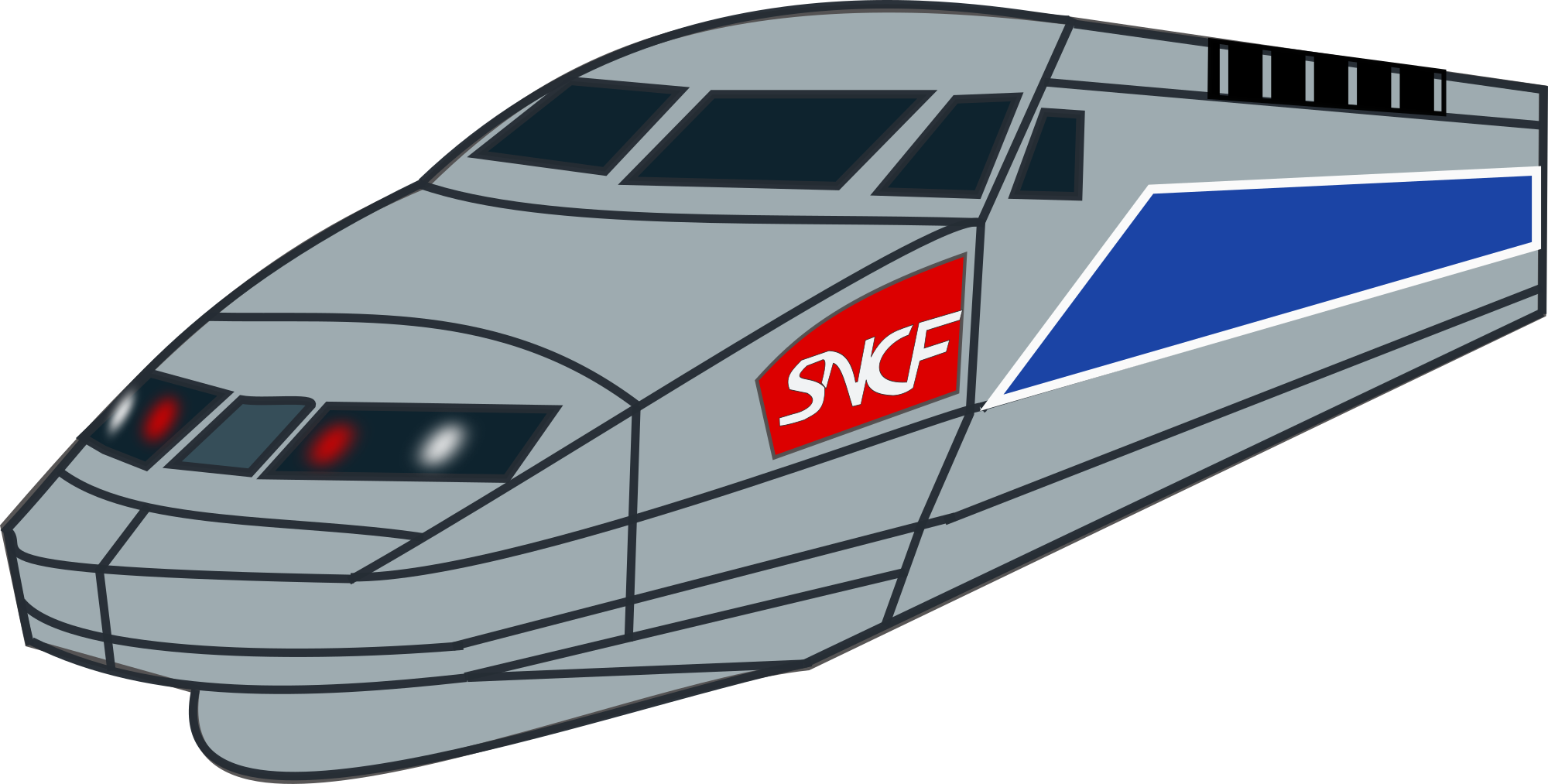 Free bullet train clipart clipart and vector image