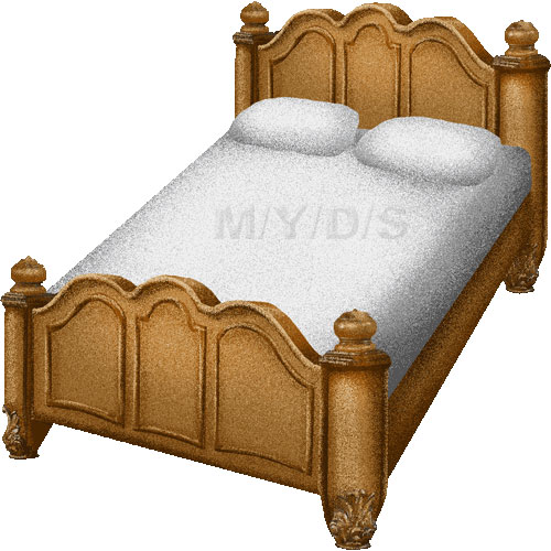 Free clip art images of beds dromgbd top