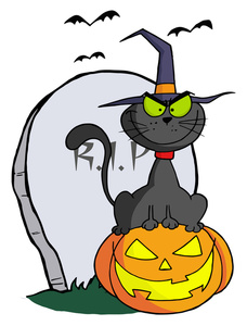 Free halloween cemetery clipart image halloween scene in a cemetery