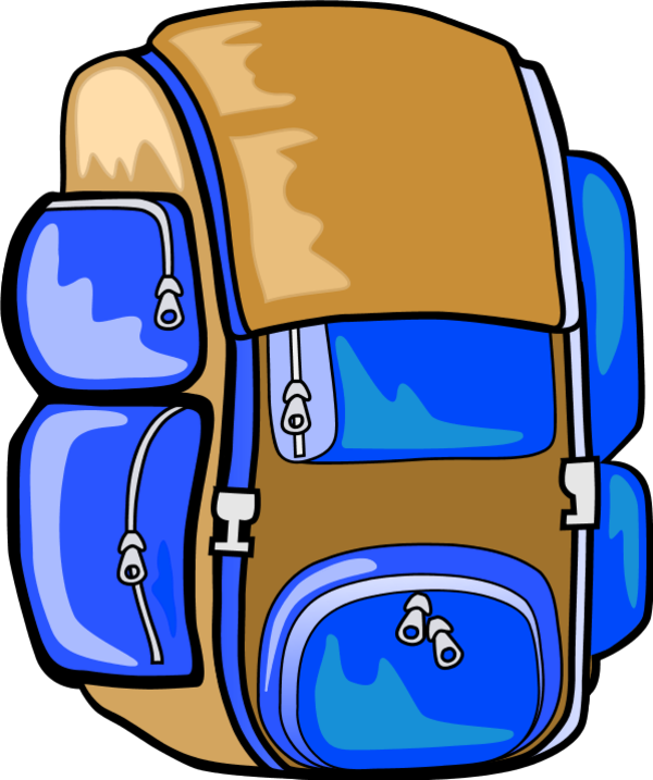 Free llection cliparts school backpack clipart image