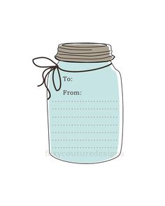 Free mason jar clip art an element for use in the invitations