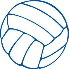 Free printable volleyball clip art shape collage shapes 2