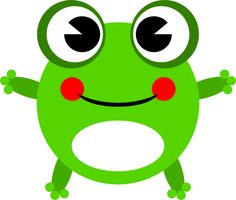 Frogs clip art waving frog clip art vector clip art